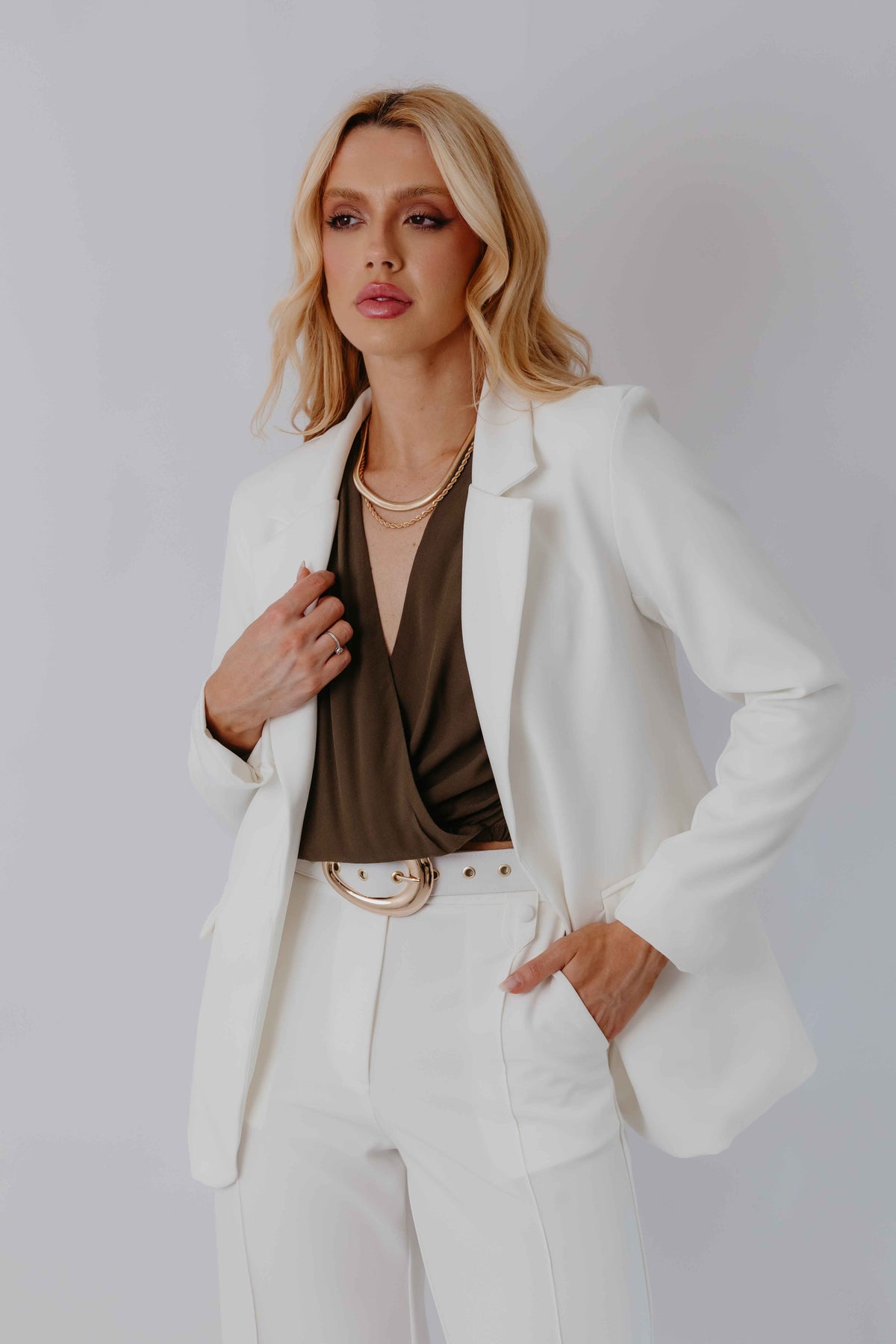 Blazer Alfaiataria Cinto