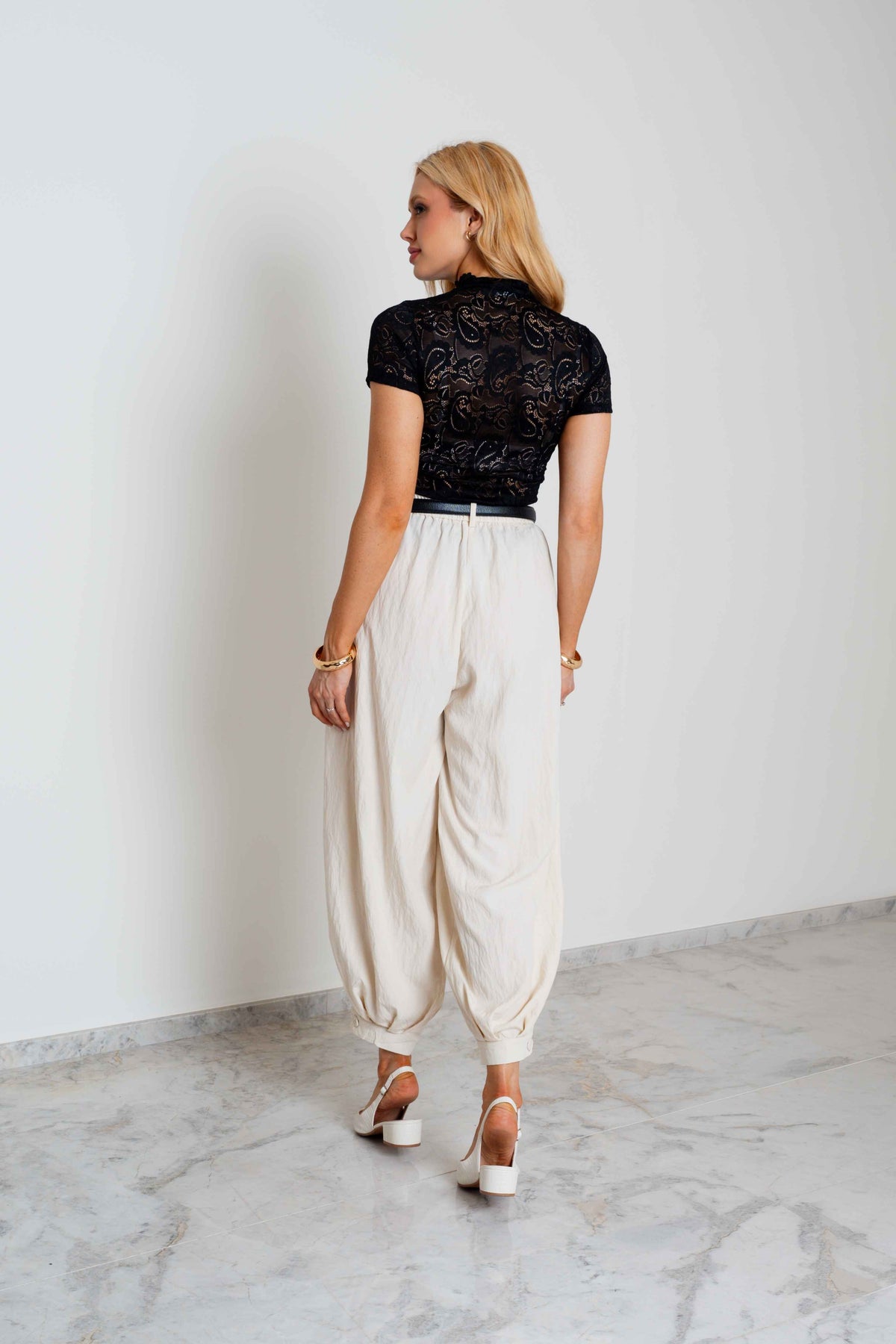 Combo 3 Peças Blusa Renda