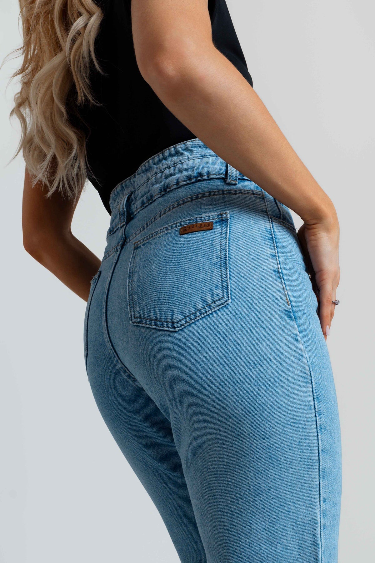 Calça Jeans Botoes Cromados