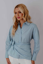 Camisa Tricoline Lenço