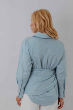 Camisa Tricoline Lenço