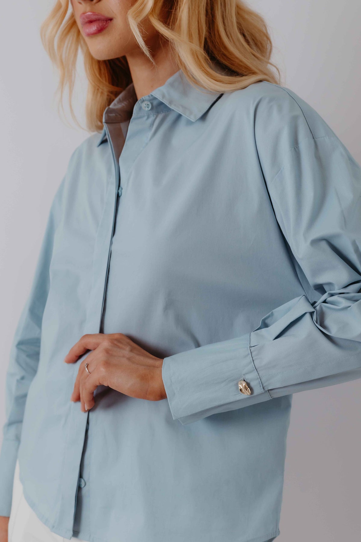 Camisa Tricoline Lenço