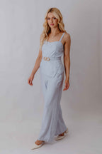 Conjunto de Alfaiataria com Peplum Assimétrico e Cinto