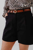 Short Alfaiataria Cinto