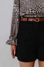 Short Alfaiataria Cinto