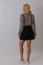 Short Alfaiataria Cinto