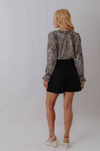 Short Alfaiataria Cinto