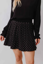 Shorts Saia Plissada Curta
