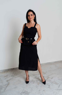 Vestido Babados