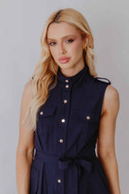 Vestido Chemise Botões