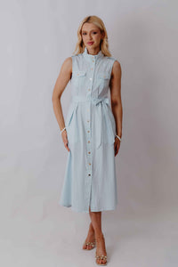 Vestido Chemise Botões
