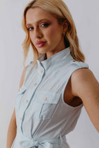 Vestido Chemise Botões