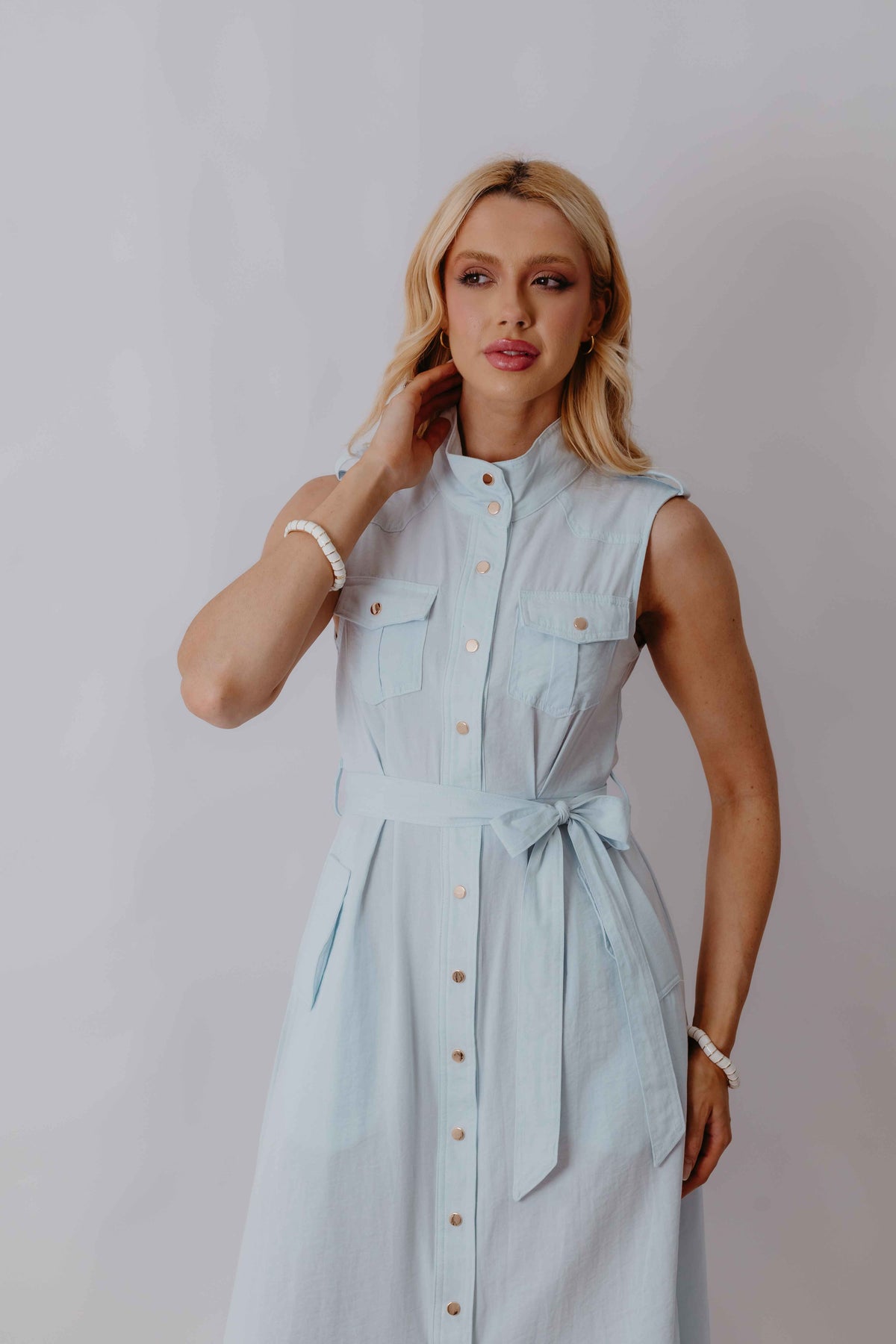 Vestido Chemise Botões