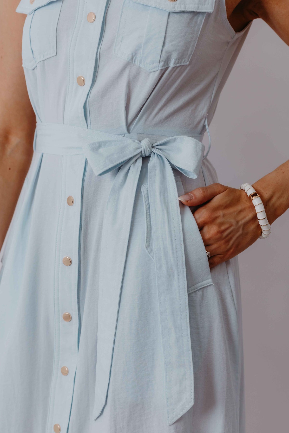 Vestido Chemise Botões