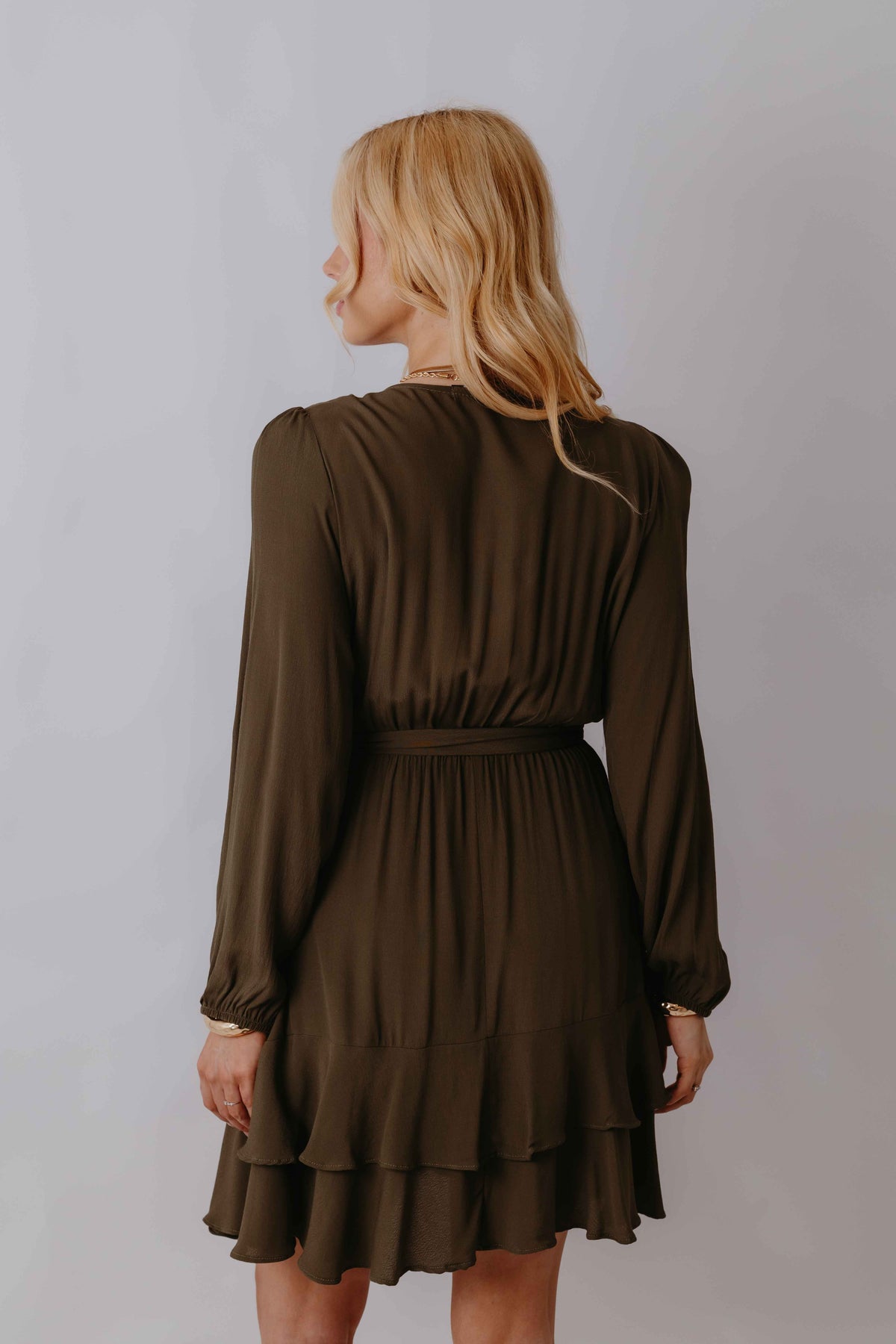 Vestido Curto Transpassado