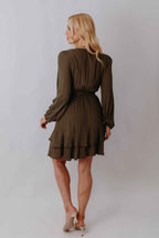 Vestido Curto Transpassado