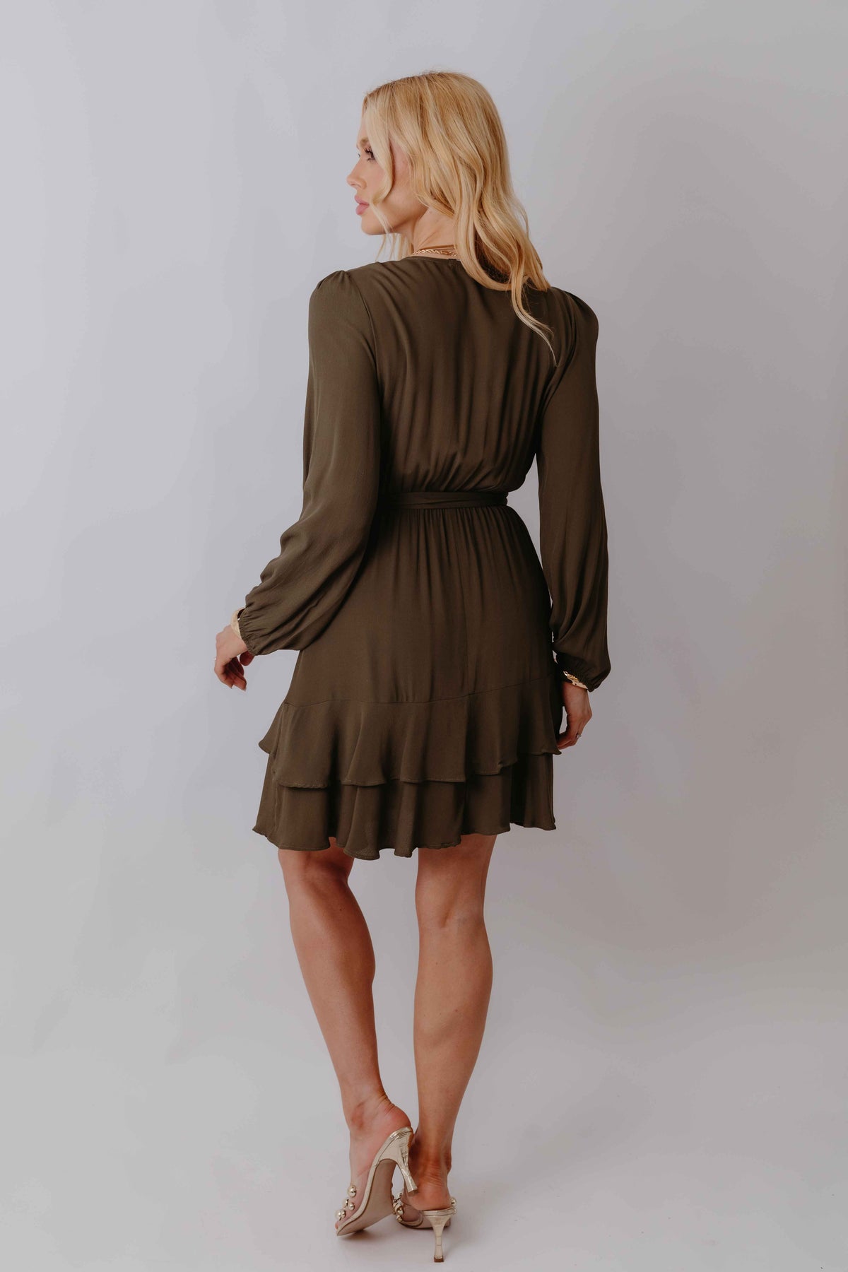 Vestido Curto Transpassado